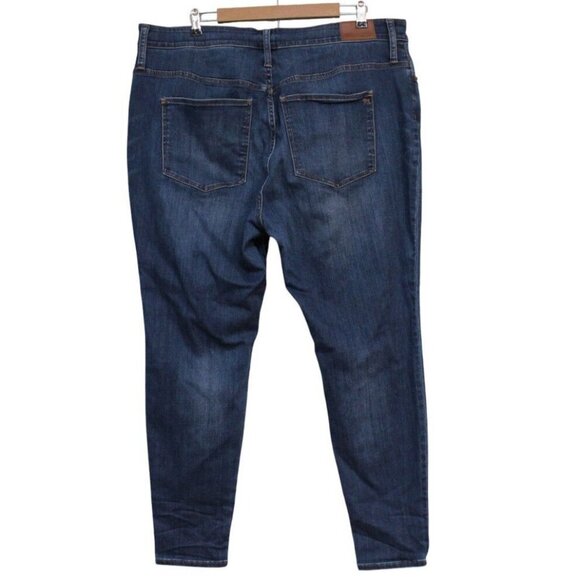 Madewell Jeans Size 36 Curvy High Rise Skinny Stretch Denim Preppy Danny Wash - Picture 7 of 14